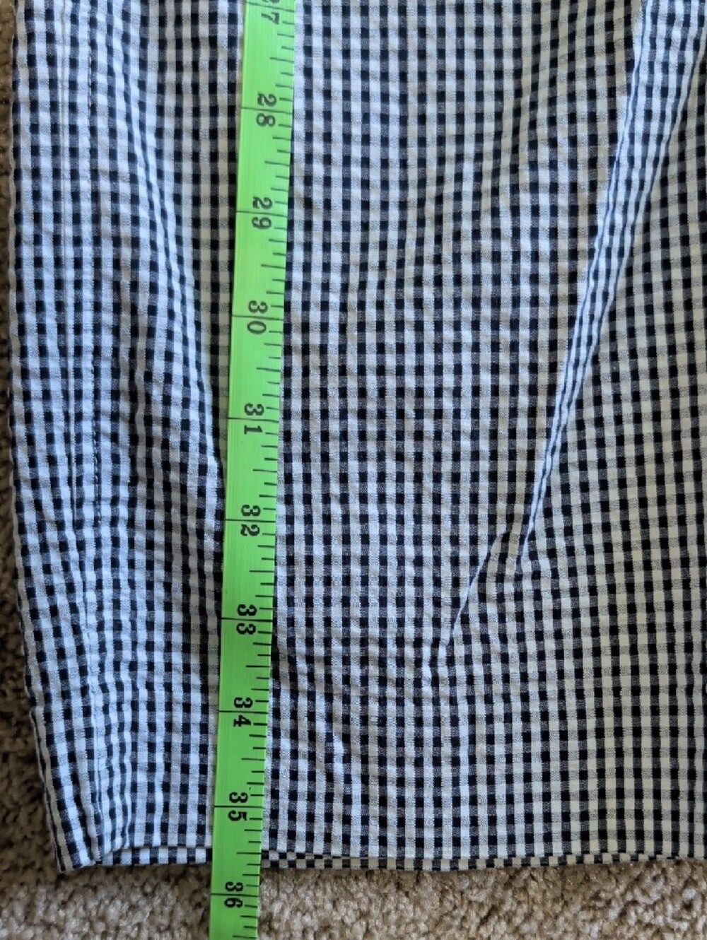 Ann Taylor Black and White Gingham Capris - Picture 10 of 10